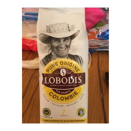 Lobodis 250G Cafe Moulu Pure Origine Bio Colombie