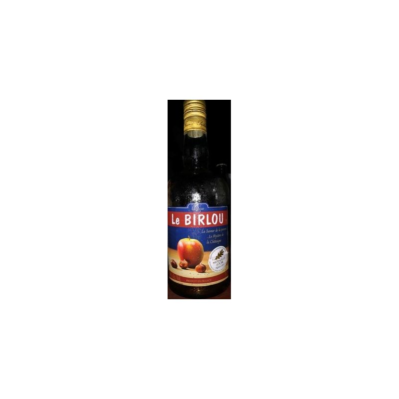 Le Birlou Liqueur Pomme Châtaigne 18% : La Bouteille De 70 Cl