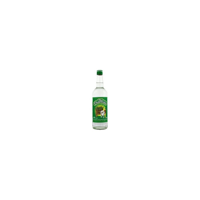 Charrette Rhum Blanc Traditionnel De La Réunion 49% : Bouteille 1L