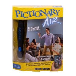 Mattel Pictionary Air, Jeu De Société Et Dessin Dans Les Airs, Avec Résultat À L'Écran, Version Française, Gjg13