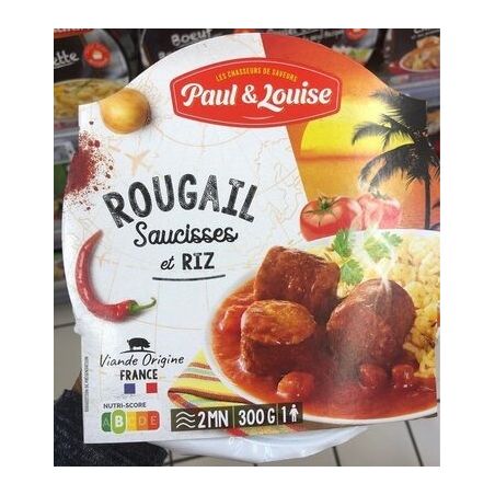 P&Louise P&Lou Rougail Sauc./Riz B.300G