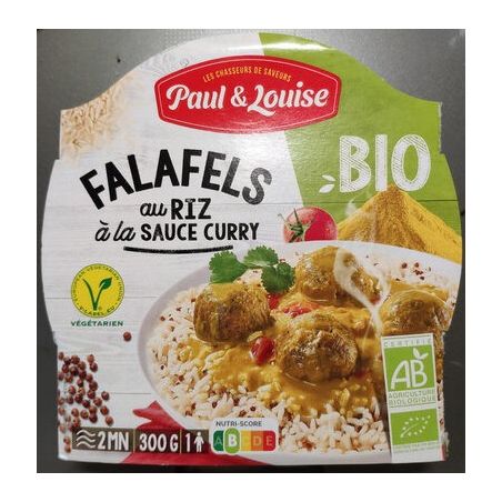 P&Louise P&Lou Falafel Curry Bio Bq285G