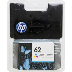 Hewlett Packard Cartouche D'Encre 62 Pack 3 Couleurs