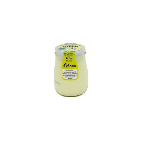 Fermier Manege 180G Yaourt Lait Entier Du Jour Citron