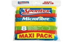 Spontex Microfibre Maxi Packx8