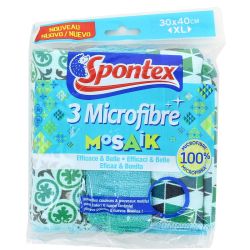 Spontex Microfibres Mosaik X3