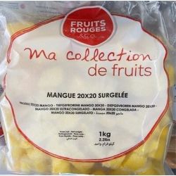 Refs.Sans Marque 1Kg Mangue Cubes 20*20 Fruits Rouges