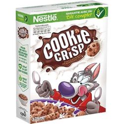 Nestlé Céréales Au Biscuit Pépites De Chocolat Cookie Crisp : La Boite 375 G