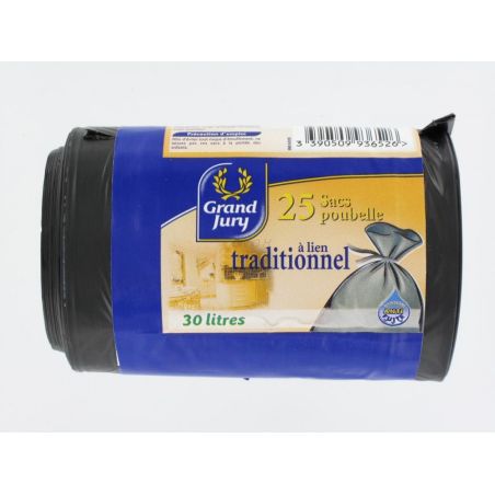 Grand Jury 25 Sacs Poubelle 30L Classque