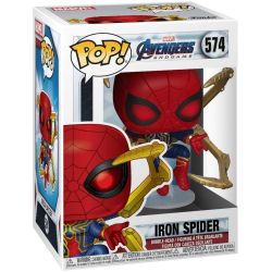 Funko Pop Marvel Endgame-Iron Spiderman W/Nanogauntlet Collectible Toy 45138 Multicolour
