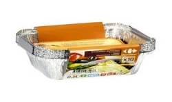 Carrefour 10 Barquettes Aluminium Profondes 0,5L