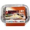 Carrefour 10 Barquettes Aluminium Plates 0,5L