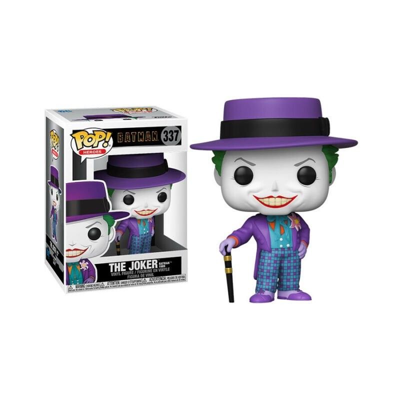 Funko Dc Comics Batman 1989 Bobble Head Pop N° 337 Joker W/ Hat