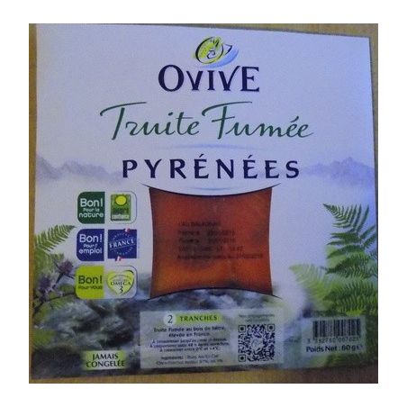 Ovive 60G 2 Tranches Truite Fumee