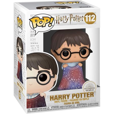 Funko Pop Potter Harry W Invisibility Cloak Figurine De Collection 48063 Multicoleur Standard