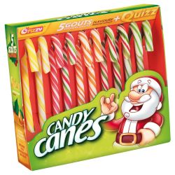 Fizzy Candy Canes 140G