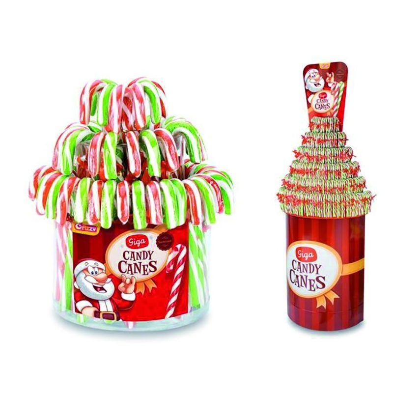 Fizzy Giga Candy Canes 50G