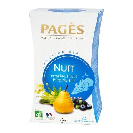 Pages Infusion Nuit Bio 30G