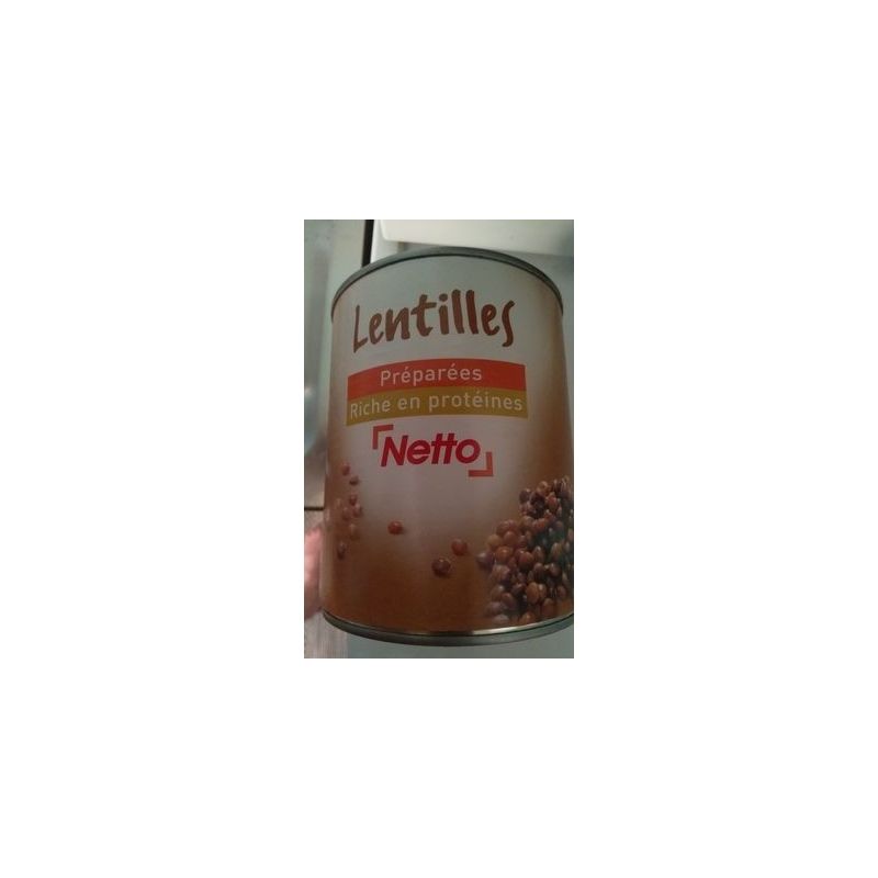 Netto Lentilles 4/4 530G