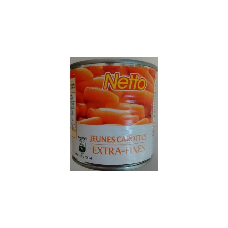 Netto Carottes E.F 1/2 265G
