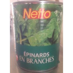 Netto Epinards Branc 4/4 530G