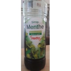 Netto Sirop Menthe Bouteille 1L