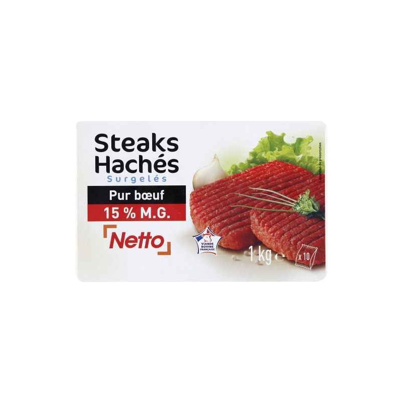 Netto 10X100 P.Boeuf 15% Kg