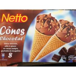 Netto Cone Choco X8 554G