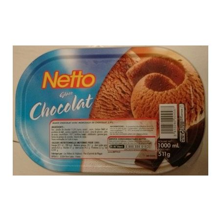 Netto Bac Chocolat 511G