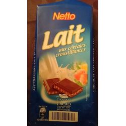 Netto Chocolat Lait Riz 100G