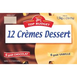 Top Budget T.Budget Creme Dessert 12X125G