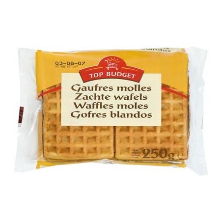 Top Budget T.Budget 6 Gaufres Molles 250G