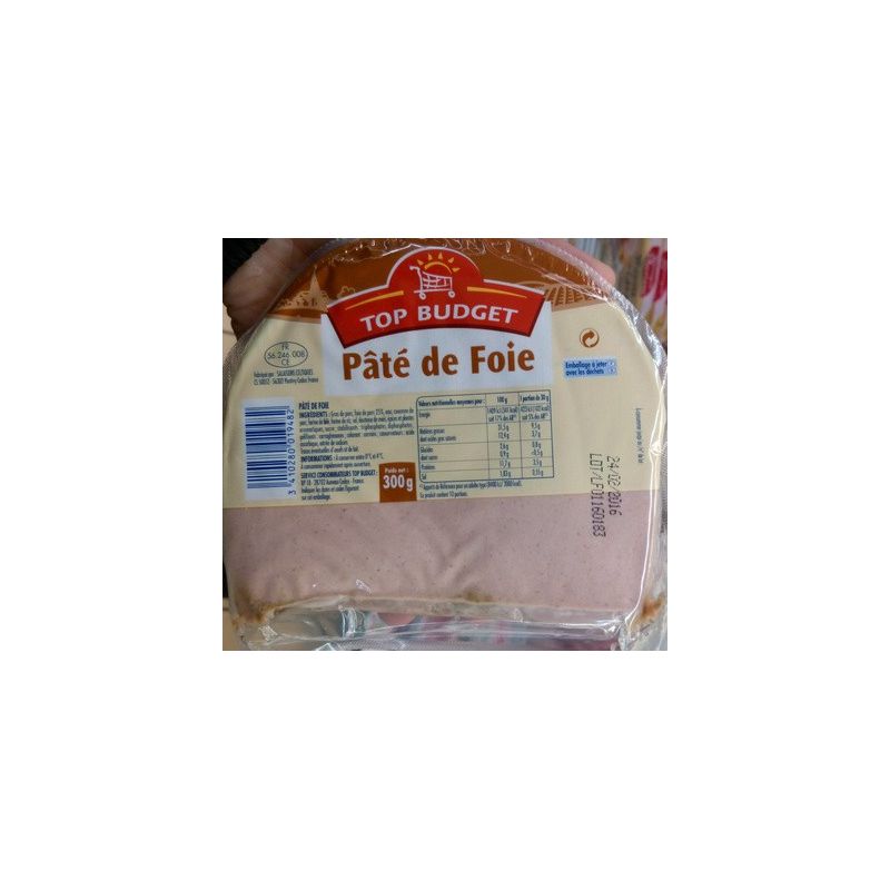 Top Budget T.Budget Pate Foie 300G