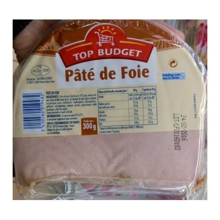 Top Budget T.Budget Pate Foie 300G