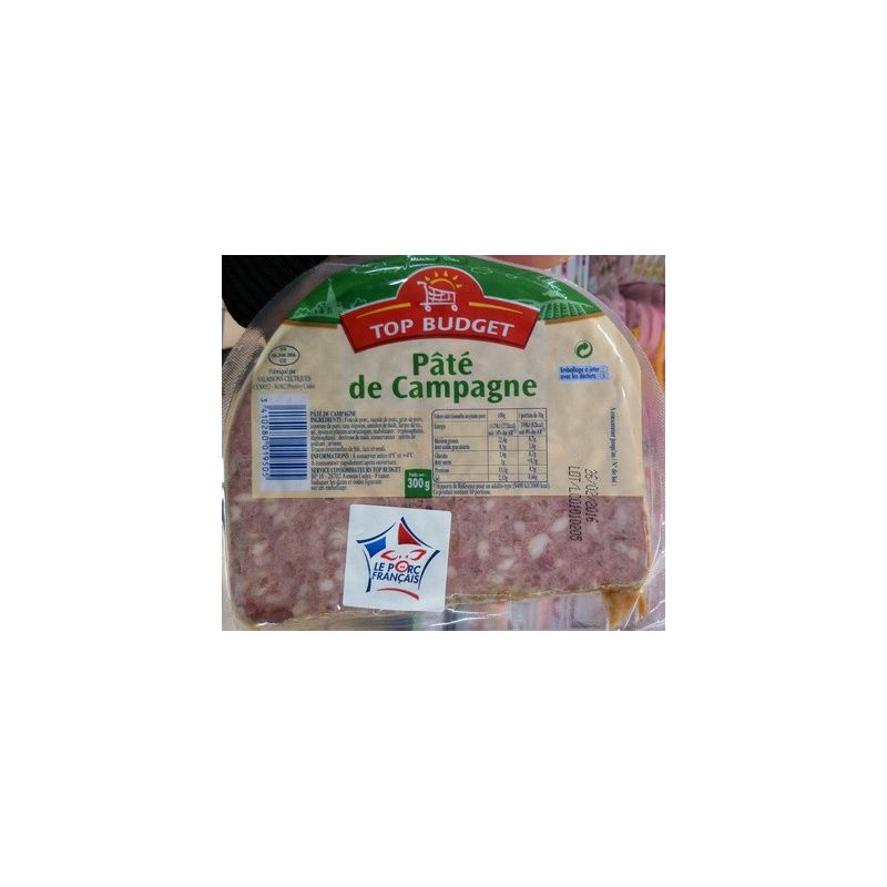 Top Budget T.Budget Pate Campagne 300G