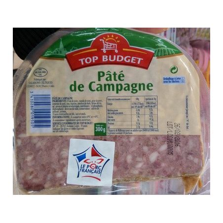 Top Budget T.Budget Pate Campagne 300G