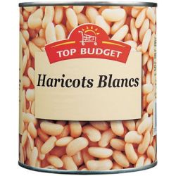 Top Budget Tb Haricots Blancs 4/4 530G