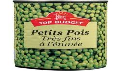 Top Budget Tb Petits Pois T.Fins 4/4 560G