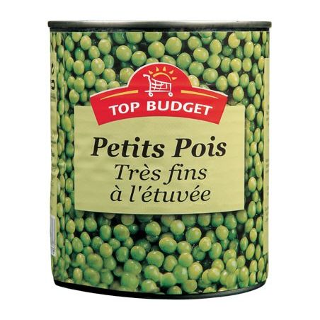 Top Budget Tb Petits Pois T.Fins 4/4 560G