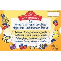 Top Budget T.Budget Yaourt Aromat.12X125G