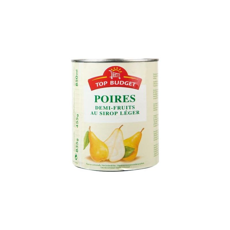 Top Budget T.Budget Poires Sirop4/4 455G