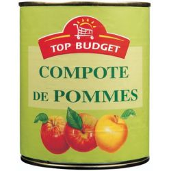 Top Budget Tb Compote Pomme Allegee 840G