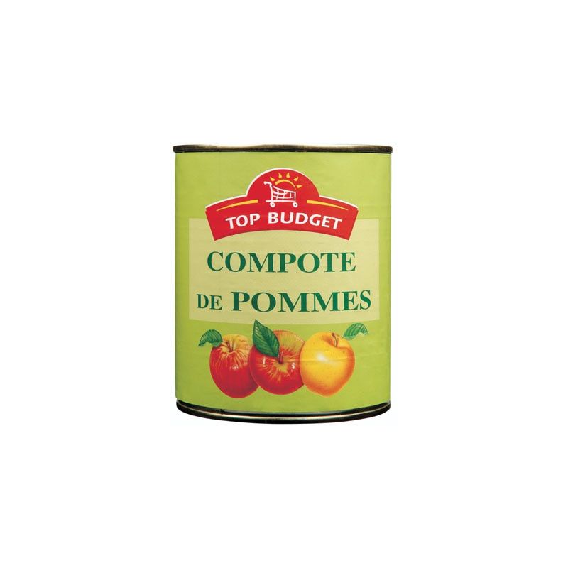 Top Budget Tb Compote Pomme Allegee 840G