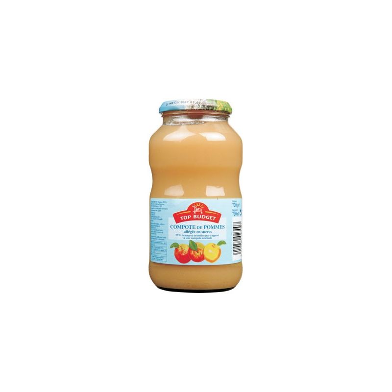 Top Budget Tb Compote Pomme Allegee 720Ml