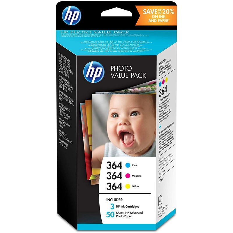 Hewlett Packard Pack Photo 364 Photosmart Pvp 50Sh 10X15 Blister
