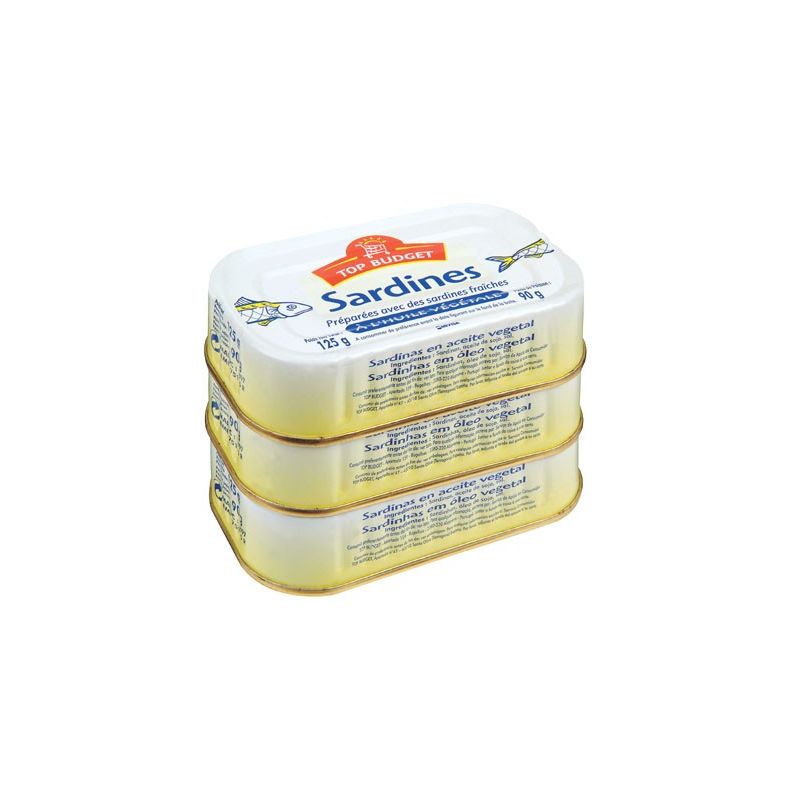 Top Budget Tb Sardine H.Tourn 375G 3X1/4