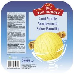 Top Budget T.Budget Bac Vanille 950G