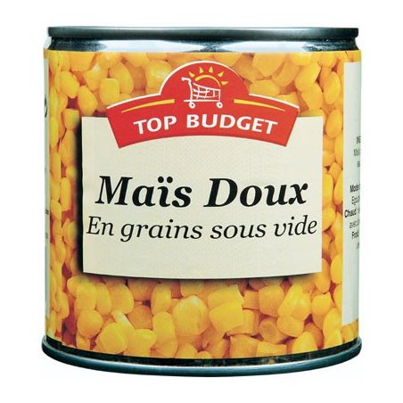 Top Budget Tb Mais Doux Ss Vide 1/2 285G