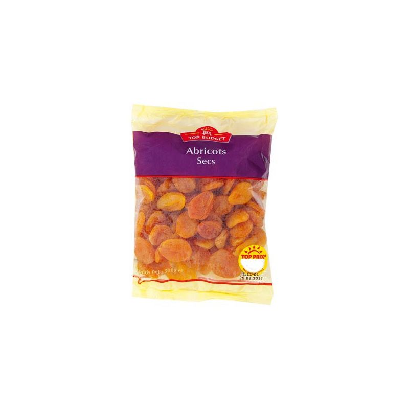 Top Budget Abricots Secs 500G