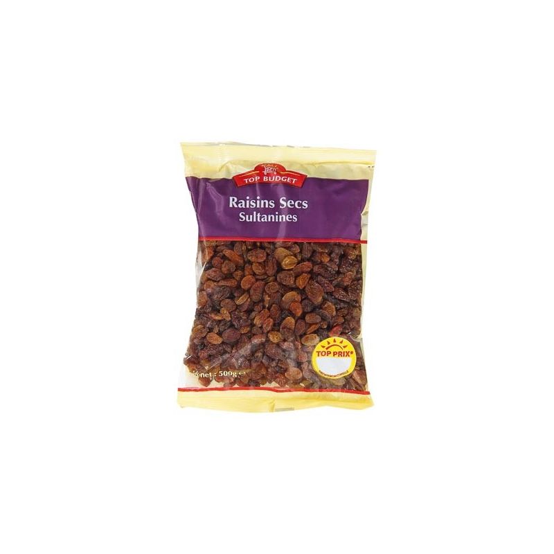 Top Budget Raisins Secs 500G